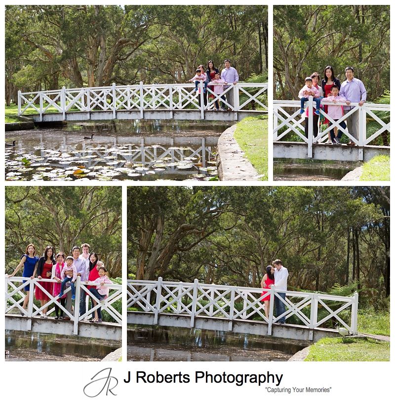 Extended Family Portait Photography Sydney for Visitors from Overseas at Centennial Park